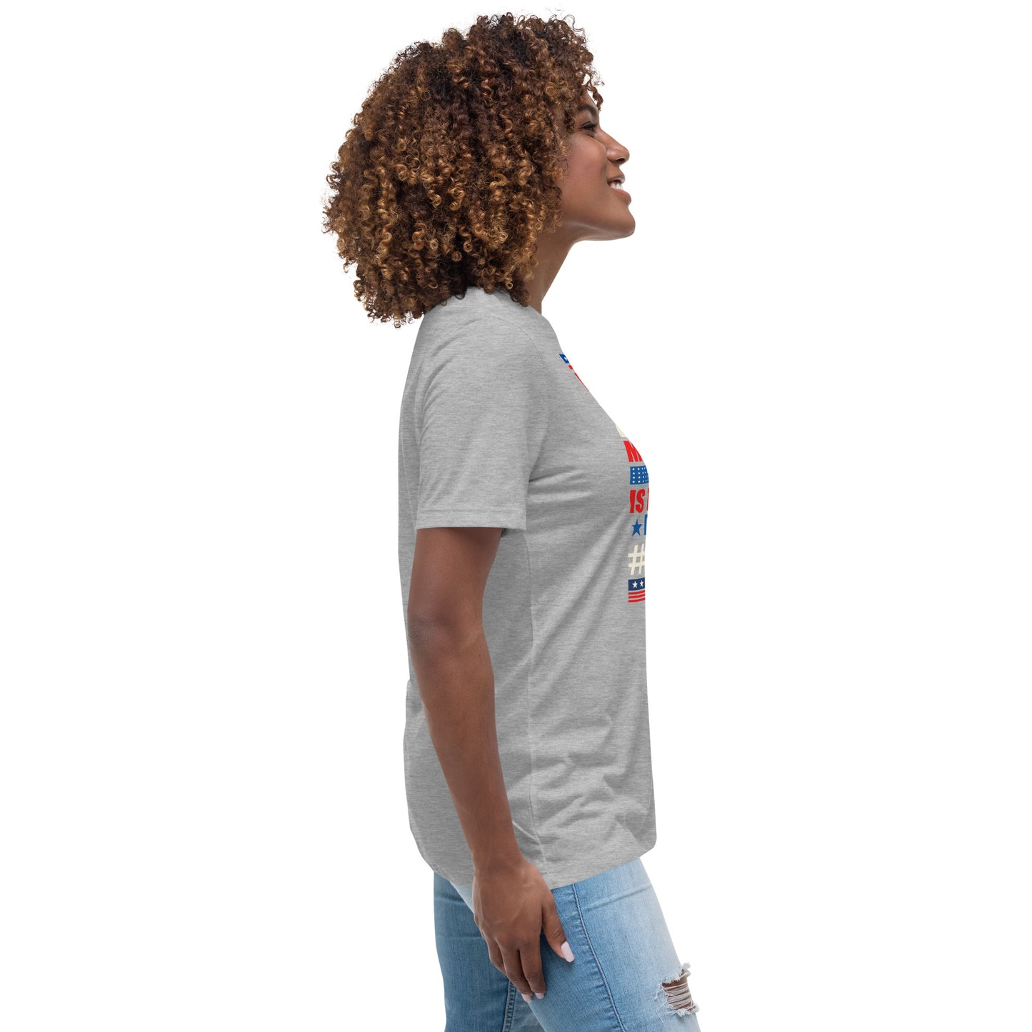 Women's Relaxed T-Shirt / kamala 2024 Go Girl 1