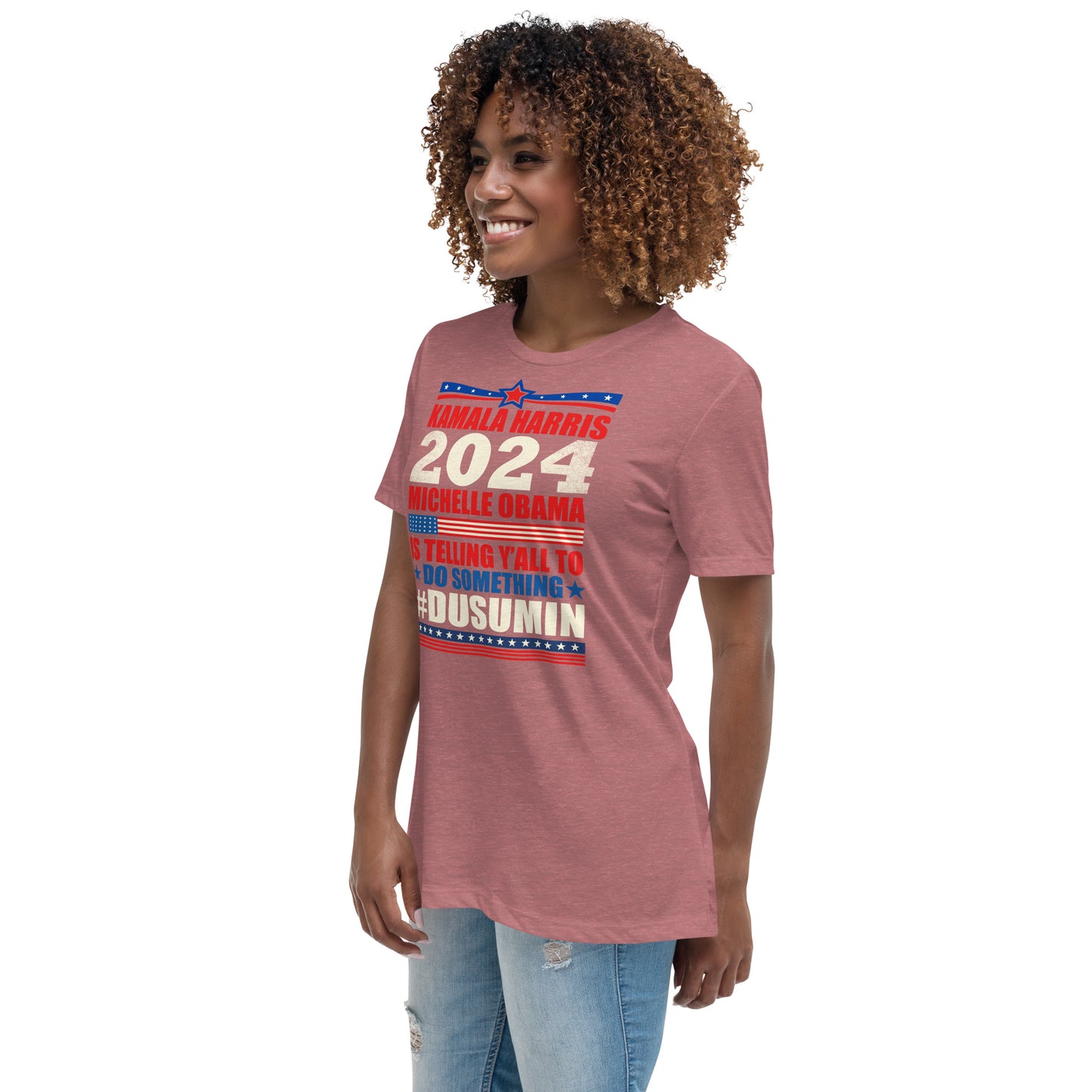 Women's Relaxed T-Shirt / kamala 2024 Go Girl 1