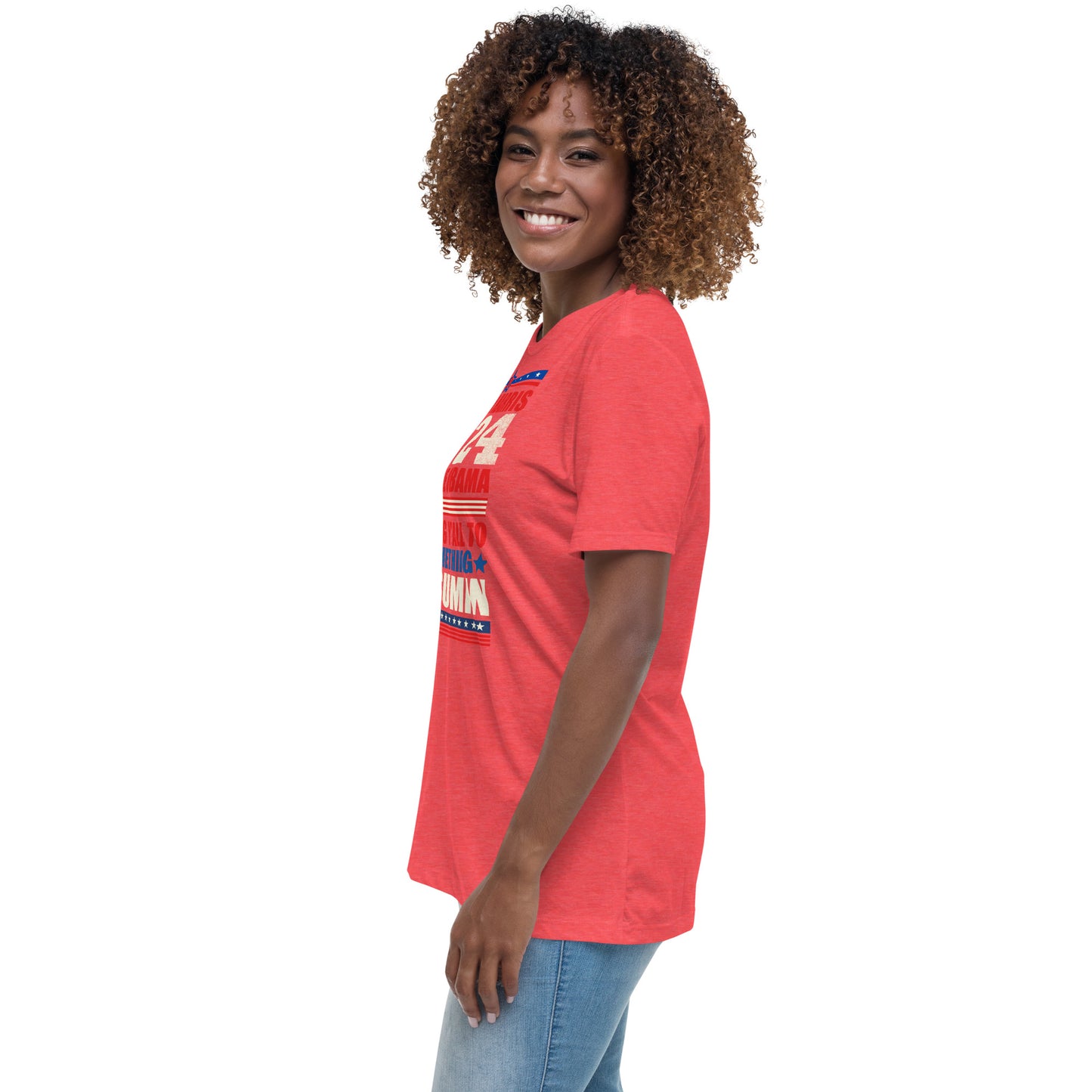 Women's Relaxed T-Shirt / kamala 2024 Go Girl 1