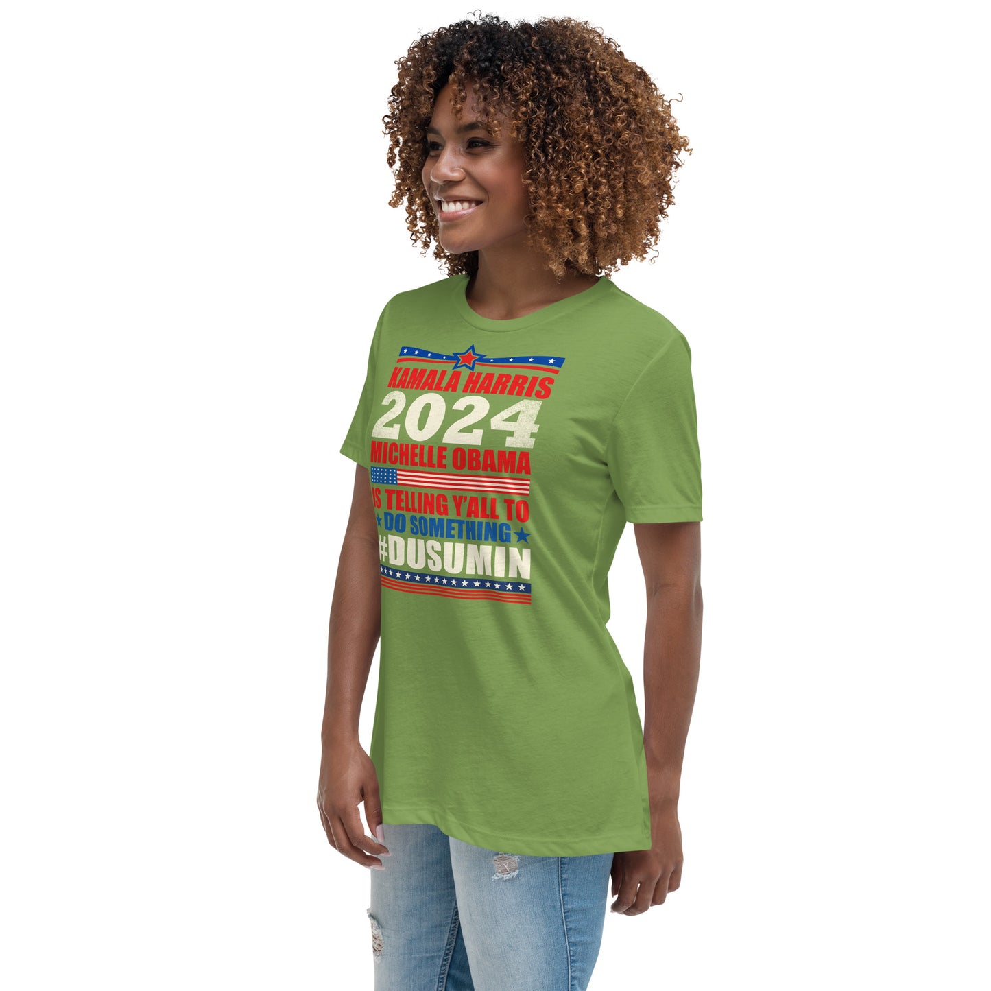 Women's Relaxed T-Shirt / kamala 2024 Go Girl 1