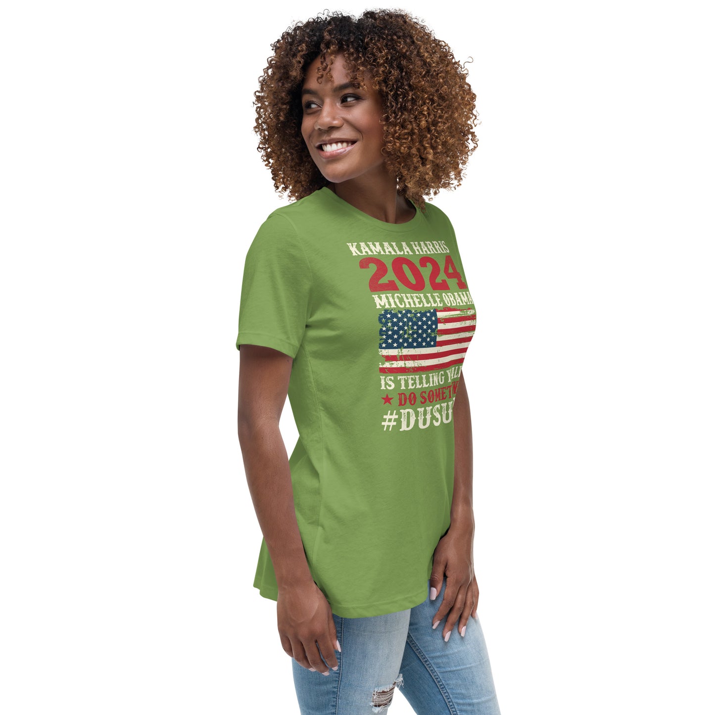 Women's Relaxed T-Shirt / Kamala 2024 Go Girl 1