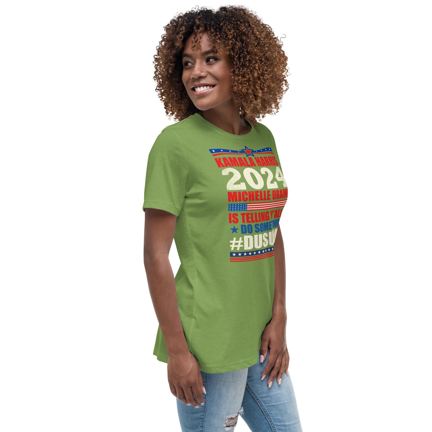 Women's Relaxed T-Shirt / kamala 2024 Go Girl 1