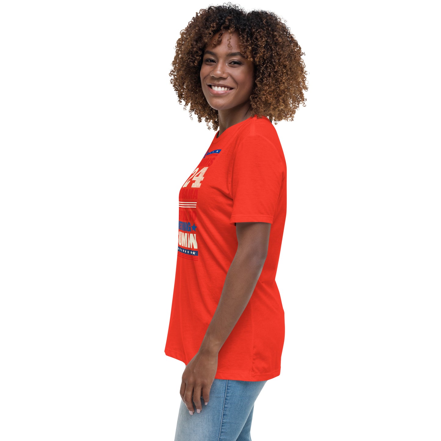 Women's Relaxed T-Shirt / kamala 2024 Go Girl 1